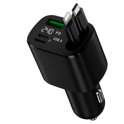 🚗 Chargeur Voiture 120W Super Fast Charge