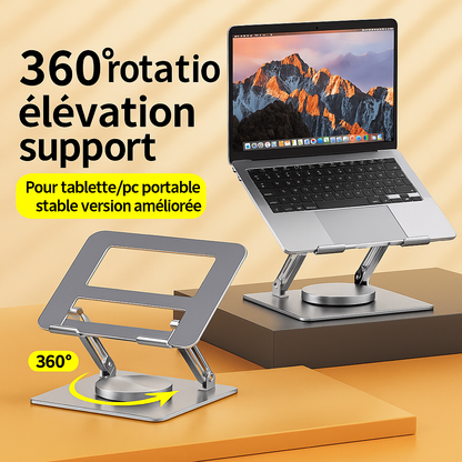 Support Rotatif 360° en Aluminium – Stable, Silencieux et Ultra Résistant
